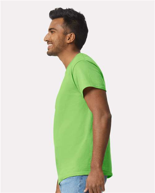 Ultra Cotton® T-Shirt - OnModelSide - B00760173 - Lime