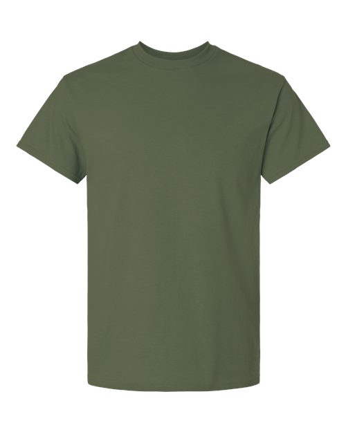 Ultra Cotton® T-Shirt - Front - B00760063 - Military Green