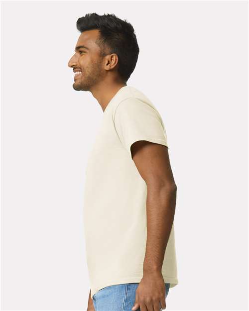 Ultra Cotton® T-Shirt - OnModelSide - B00760243 - Natural