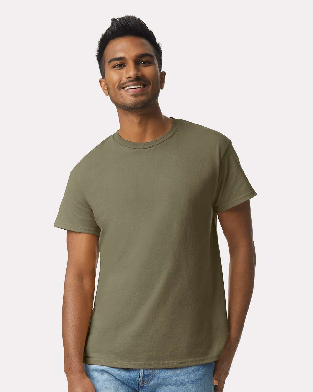 Ultra Cotton® T-Shirt - OnModelFront - B00760773 - Prairie Dust