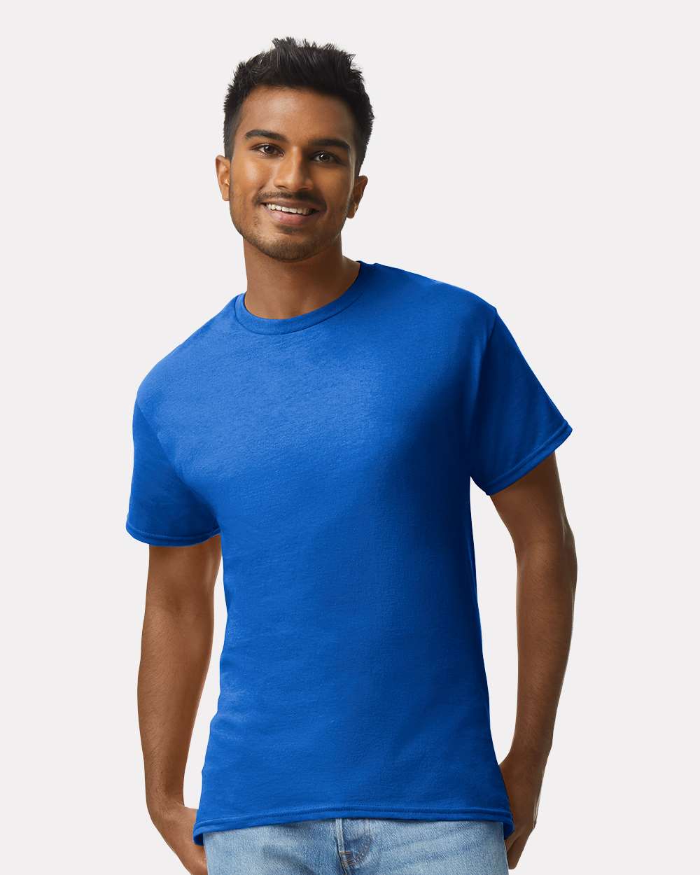 Ultra Cotton® T-Shirt - OnModelFront - B00760753 - Royal