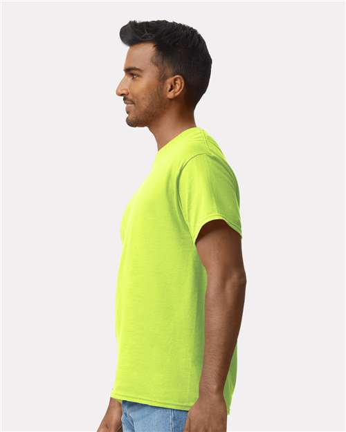 Ultra Cotton® T-Shirt - OnModelSide - B00760163 - Safety Green