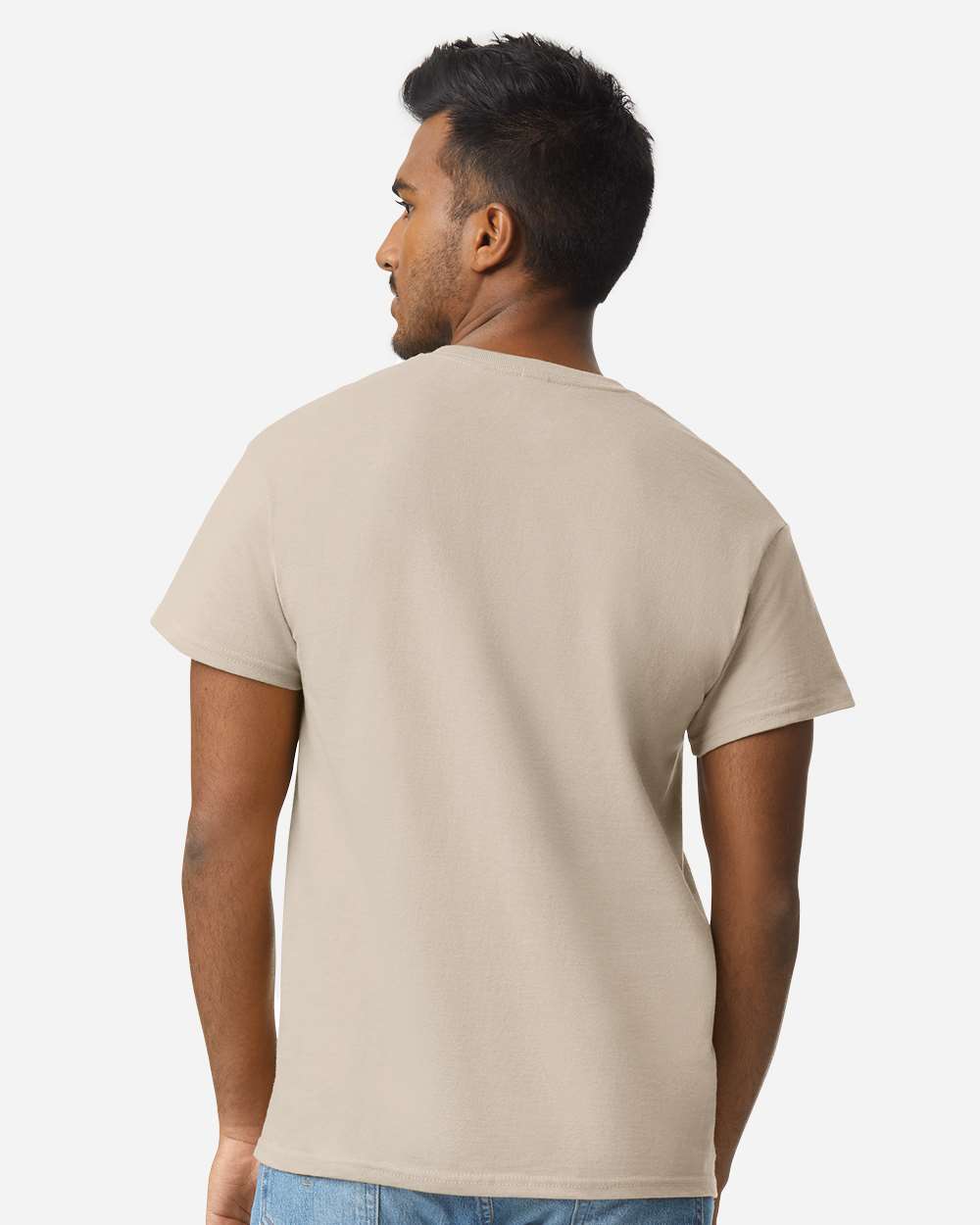Ultra Cotton® T-Shirt - OnModelBack - B00760733 - Sand