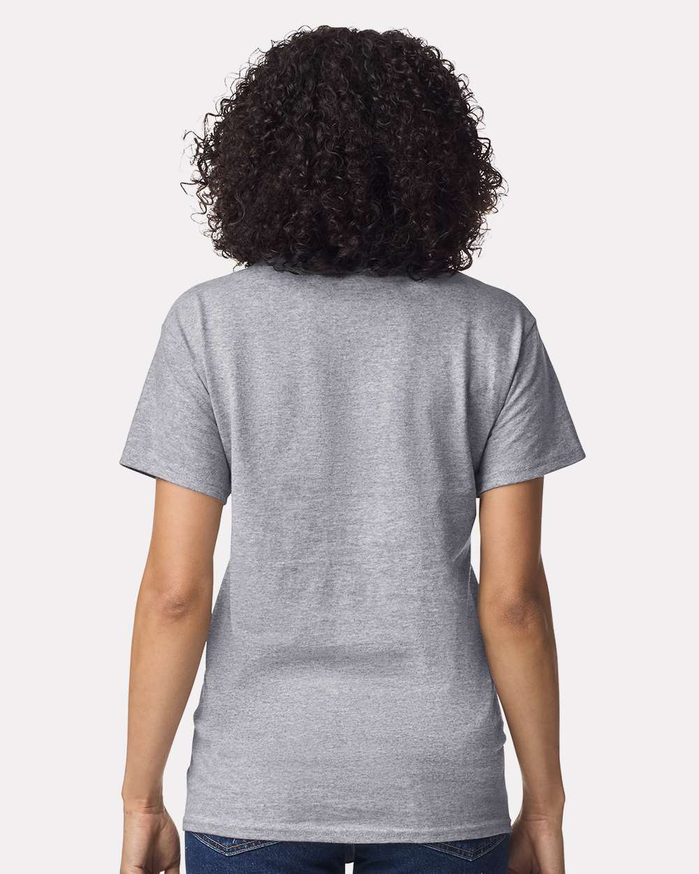 Ultra Cotton® T-Shirt - OnModelBack - B00760583 - Sport Grey