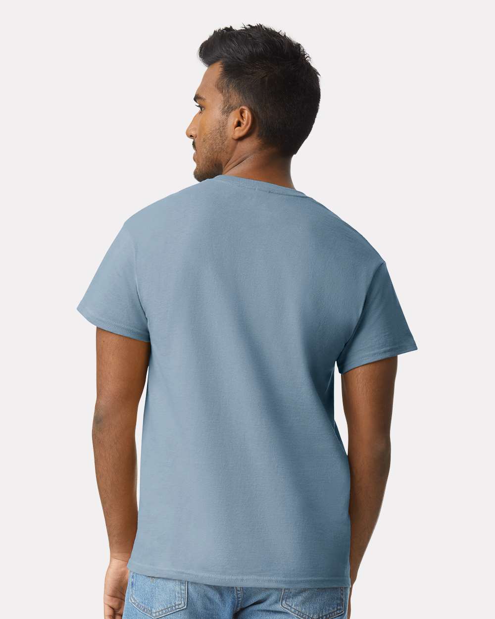 Ultra Cotton® T-Shirt - OnModelBack - B00760373 - Stone Blue