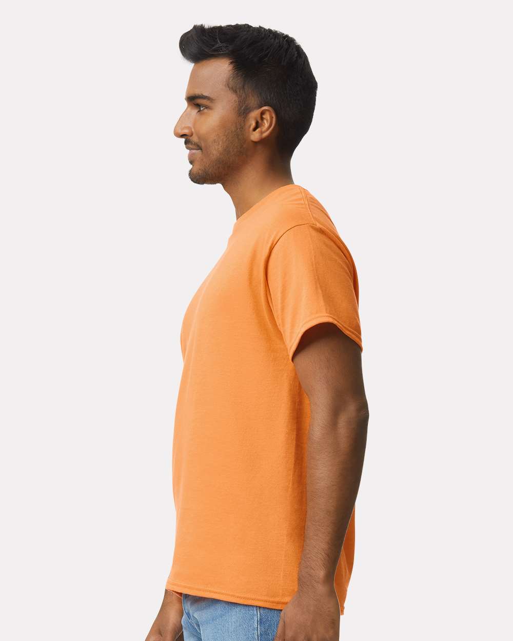 Ultra Cotton® T-Shirt - OnModelSide - B00760183 - Tangerine