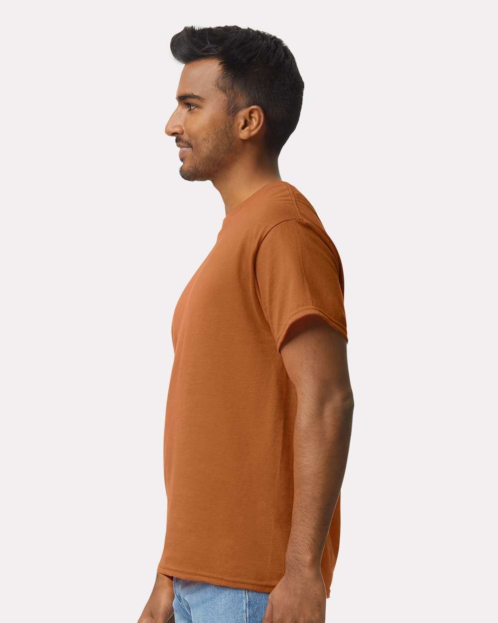 Ultra Cotton® T-Shirt - OnModelSide - B00760323 - Texas Orange