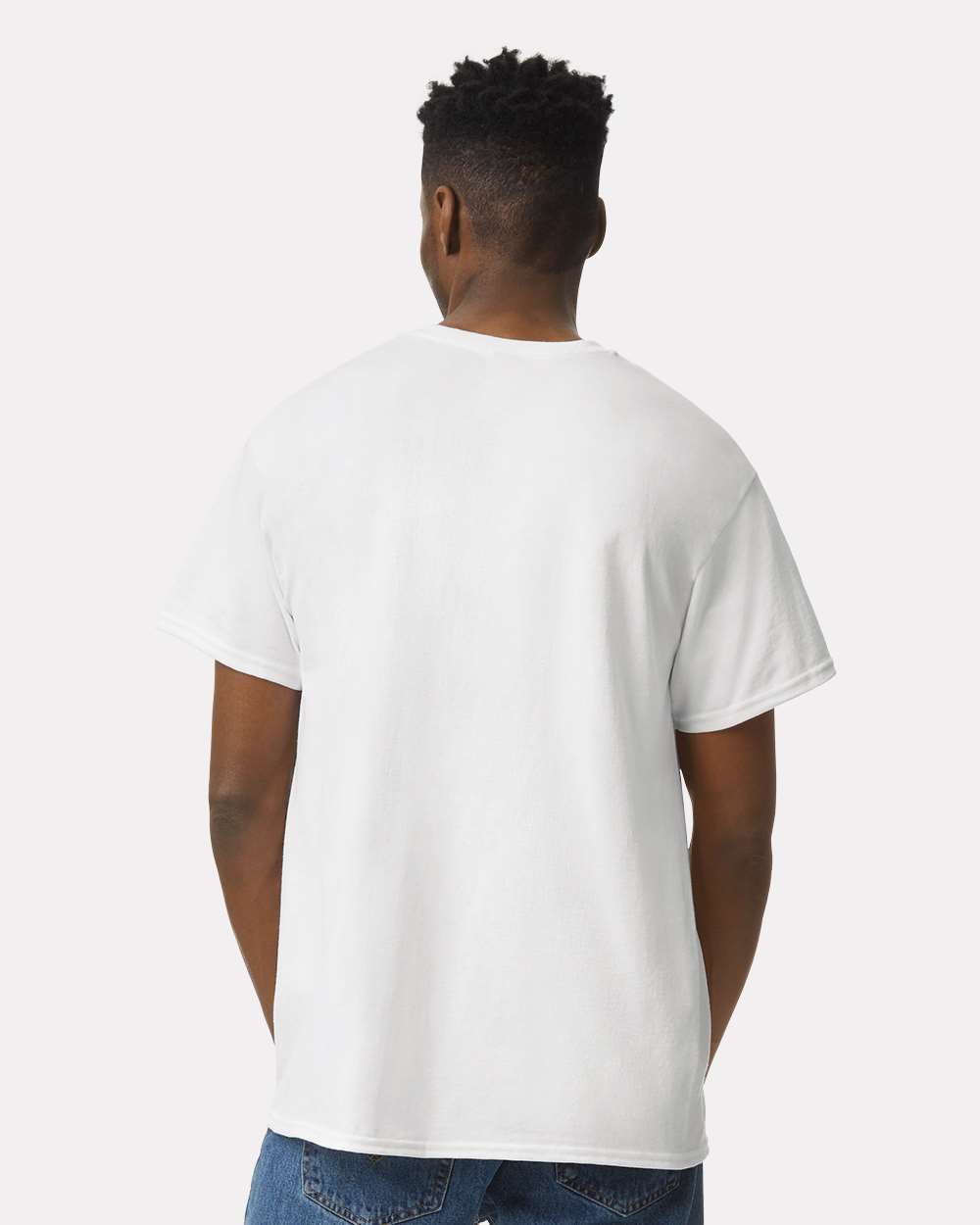 Ultra Cotton® T-Shirt - OnModelBack - B00760003 - White