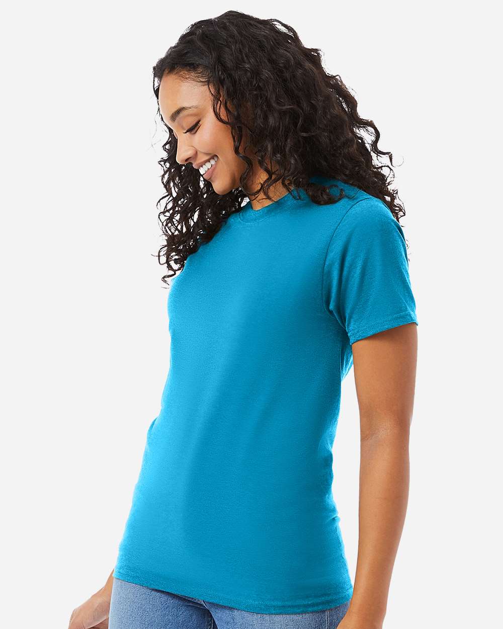 Beefy-T® T-Shirt - OnModelSide - B01500763 - Teal