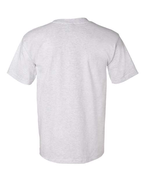 USA-Made Pocket T-Shirt - Back - B04279023 - Ash