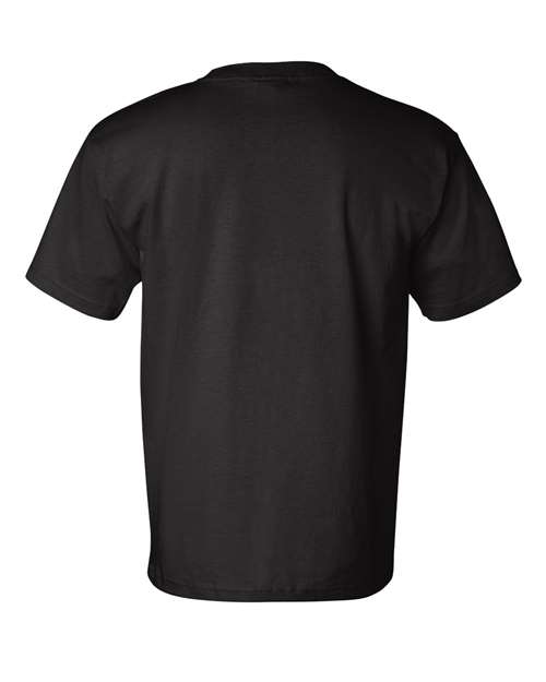 USA-Made Pocket T-Shirt - Back - B04279503 - Black