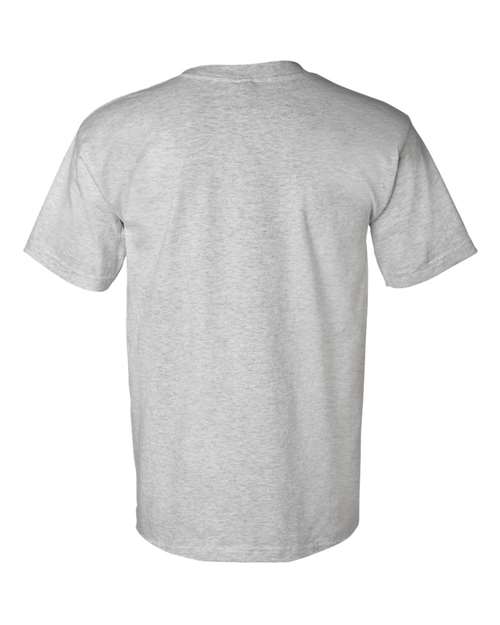 USA-Made Pocket T-Shirt - Back - B04279583 - Dark Ash