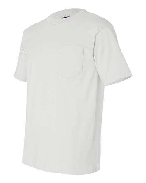 USA-Made Pocket T-Shirt - Side - B04279003 - White