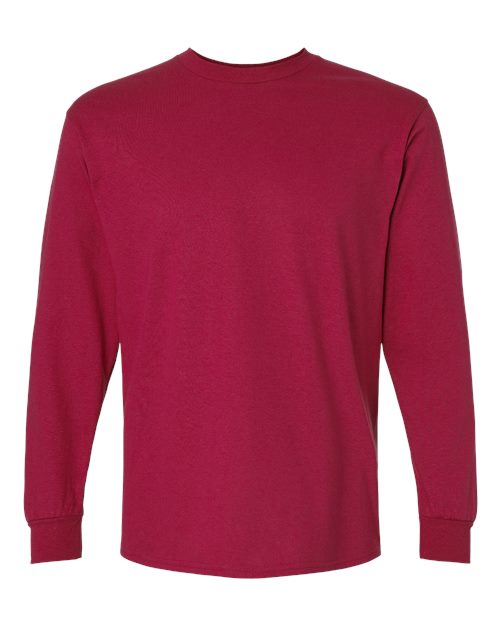 Ultra Cotton® Long Sleeve T-Shirt - Front - B06060523 - Cardinal Red