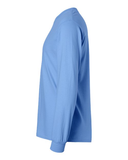 Ultra Cotton® Long Sleeve T-Shirt - DirectSide - B06060263 - Carolina Blue