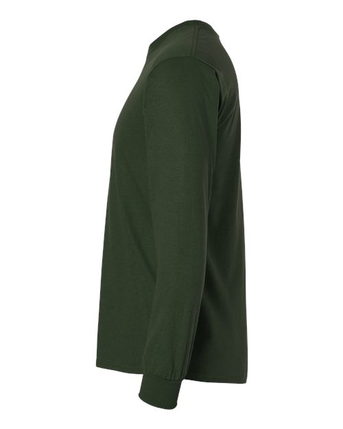 Ultra Cotton® Long Sleeve T-Shirt - DirectSide - B06060543 - Forest Green