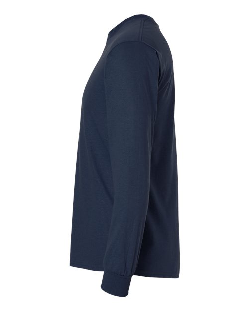 Ultra Cotton® Long Sleeve T-Shirt - DirectSide - B06060653 - Navy