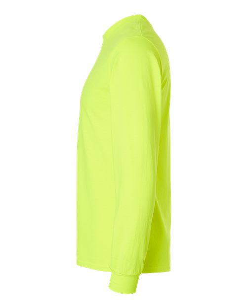 Ultra Cotton® Long Sleeve T-Shirt - DirectSide - B06060163 - Safety Green