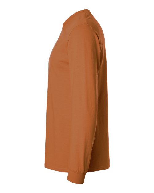 Ultra Cotton® Long Sleeve T-Shirt - DirectSide - B06060323 - Texas Orange