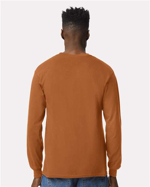 Ultra Cotton® Long Sleeve T-Shirt - OnModelBack - B06060323 - Texas Orange
