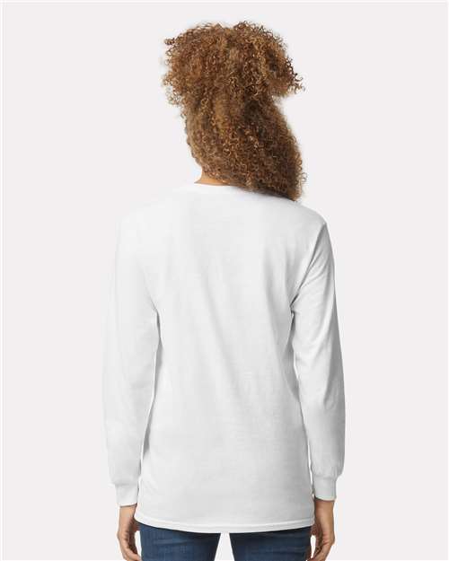 Ultra Cotton® Long Sleeve T-Shirt - OnModelBack - B06060003 - White
