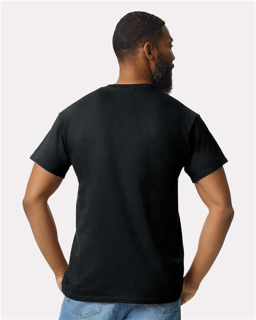 Ultra Cotton® Pocket T-Shirt - OnModelBack - B07060503 - Black