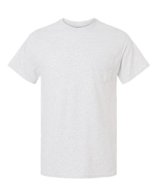 DryBlend® Pocket T-Shirt - Front - B07260023 - Ash