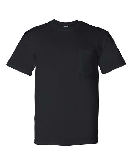 DryBlend® Pocket T-Shirt - Front - B07260503 - Black