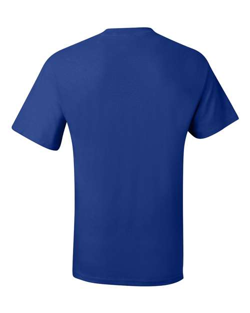 Beefy-T® Pocket T-Shirt - Back - B08500883 - Deep Royal