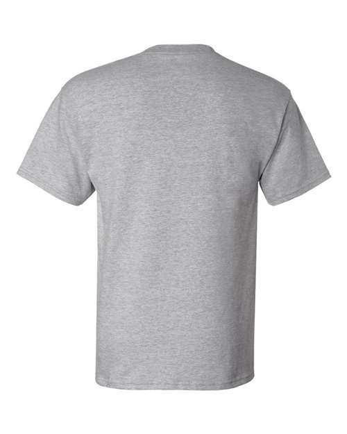 Beefy-T® Pocket T-Shirt - Back - B08500583 - Light Steel
