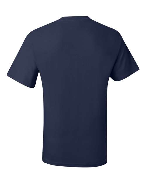 Beefy-T® Pocket T-Shirt - Back - B08500653 - Navy