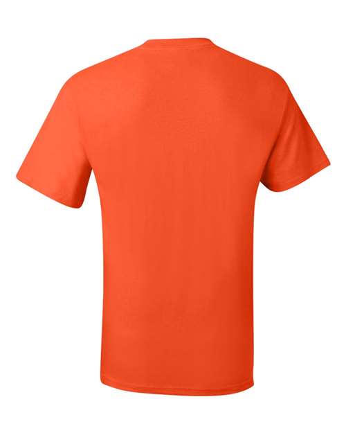Beefy-T® Pocket T-Shirt - Back - B08500663 - Orange