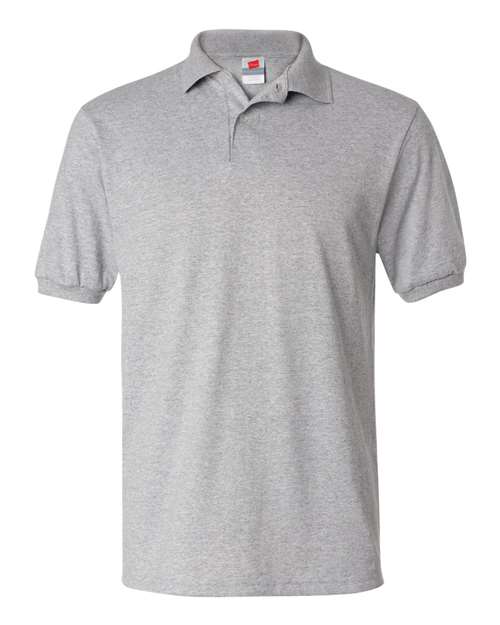 Ecosmart® Jersey Polo - Front - B11000583 - Light Steel
