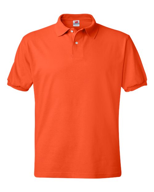 Ecosmart® Jersey Polo - Front - B11000663 - Orange