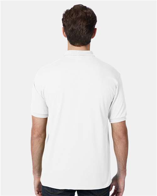 Ecosmart® Jersey Polo - OnModelBack - B11000003 - White