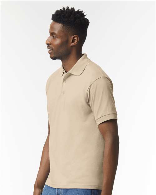 DryBlend® Jersey Polo - OnModelSide - B11060733 - Sand