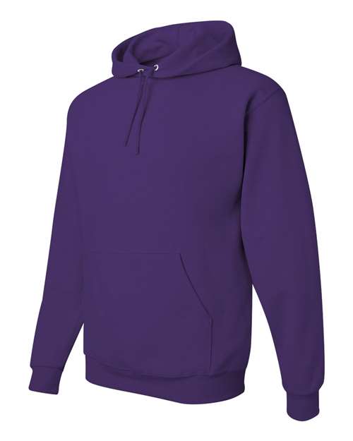 NuBlend® Hooded Sweatshirt - Side - B22035673 - Deep Purple