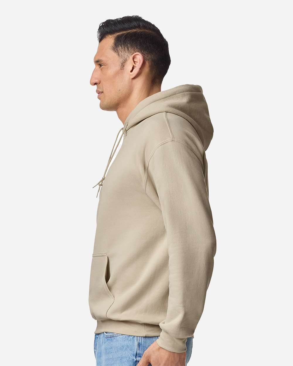 Heavy Blend™ Hooded Sweatshirt - OnModelSide - B22060732 - Sand