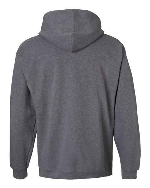 Ultimate Cotton® Hooded Sweatshirt - Back - B22200093 - Charcoal Heather