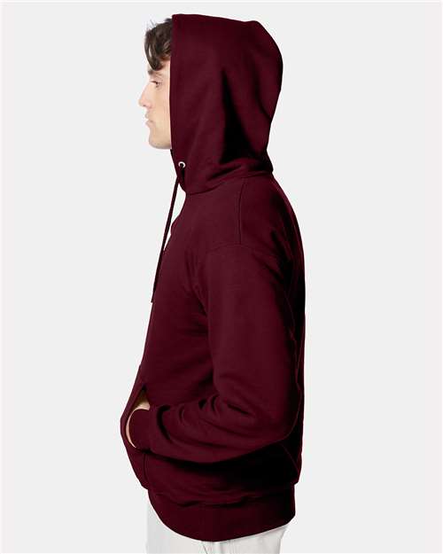 Ultimate Cotton® Hooded Sweatshirt - OnModelSide - B22200533 - Maroon
