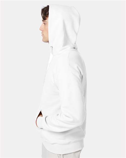 Ultimate Cotton® Hooded Sweatshirt - OnModelSide - B22200003 - White