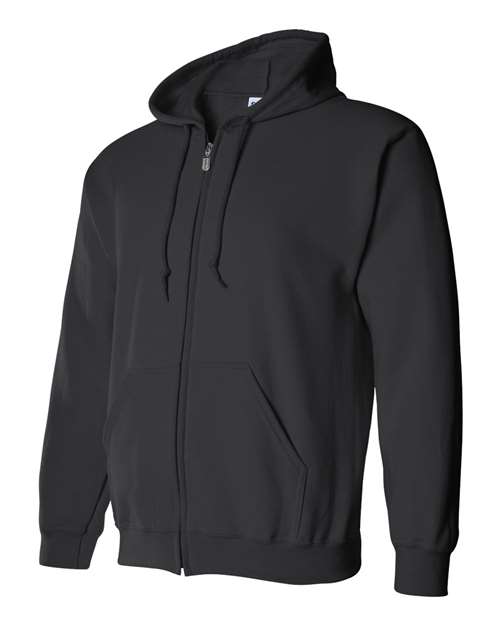 Heavy Blend™ Full-Zip Hooded Sweatshirt - Side - B22460503 - Black