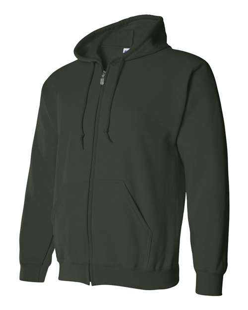 Heavy Blend™ Full-Zip Hooded Sweatshirt - Side - B22460543 - Forest