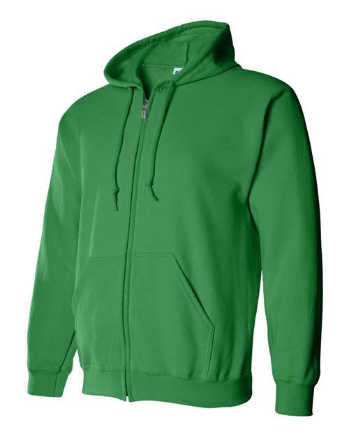 Heavy Blend™ Full-Zip Hooded Sweatshirt - Side - B22460203 - Irish Green
