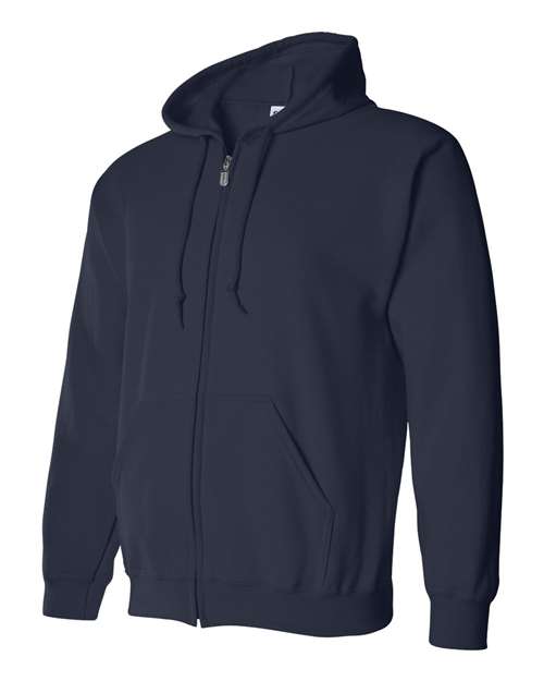 Heavy Blend™ Full-Zip Hooded Sweatshirt - Side - B22460653 - Navy