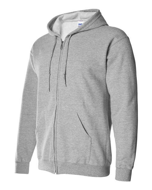 Heavy Blend™ Full-Zip Hooded Sweatshirt - Side - B22460583 - Sport Grey