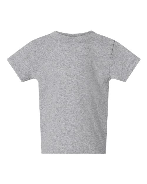 Infant Cotton Jersey Tee - Front - B30038582 - Heather