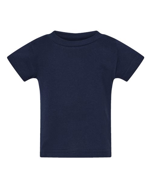 Infant Cotton Jersey Tee - Front - B30038652 - Navy
