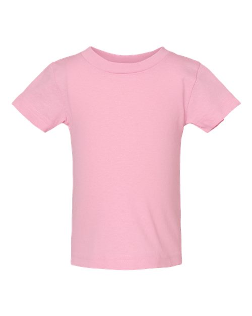 Infant Cotton Jersey Tee - Front - B30038302 - Pink