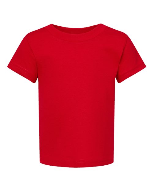 Infant Cotton Jersey Tee - Front - B30038702 - Red